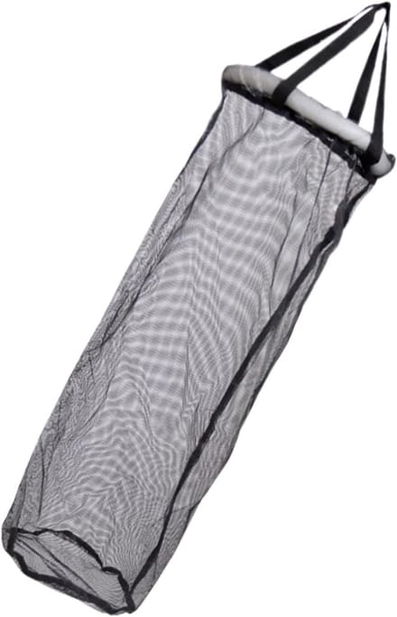 Visvangst mand - Viskooi net - Vissen bewaren - Efficiënt drijfvermogen - 20x90cm - Zwart