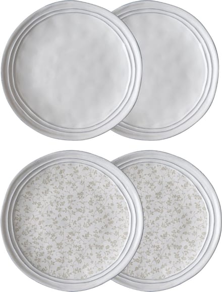 Laura Ashley Artisan Collectables Borden set van 4 - Ø 20cm