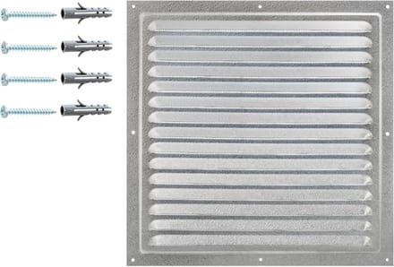 Ventilatierooster met Insectennet 30x30 cm - Weerbestendig en Duurzaam