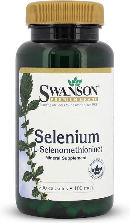 Swanson Health Selenium 100mcg - 200 capsules