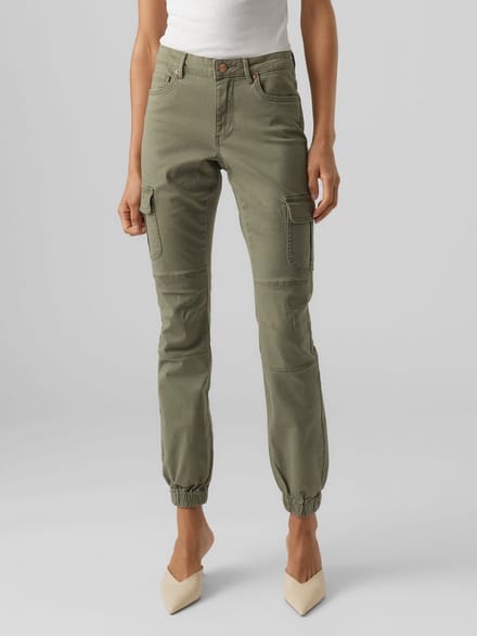 VERO MODA - VMIVY MR ANKLE CARGO PANTS NOOS - Dames - Broeken