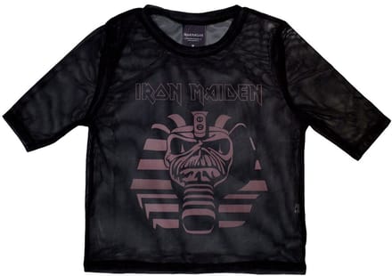 Iron Maiden - Powerslave Mummy Crop top - 2XL - Zwart