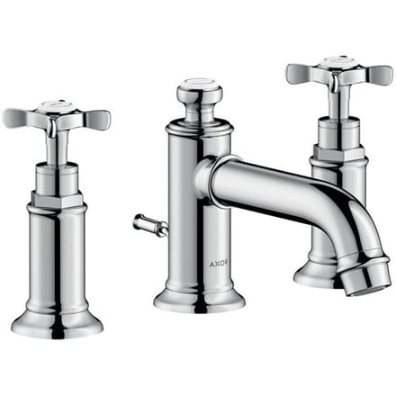 AXOR Montreux 3-hole basin mixer 30 with pop-up waste 16536000
