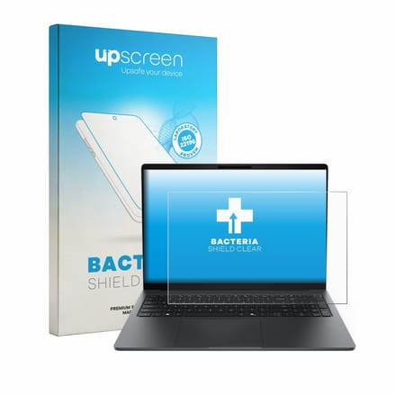 upscreen - Screenprotector voor Dell Pro 5 Series 16 P516260 - Folie Beschermfolie transparant antibacterieel
