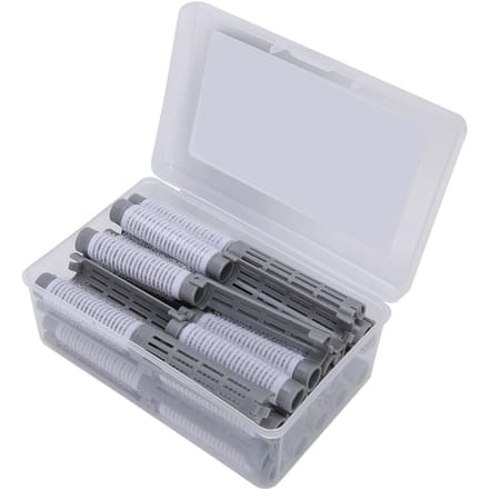 20 stuks Haar Permanent Staven Pluizige Permanent Staven Haarroller Kruller Kappersgereedschap Kit Grey