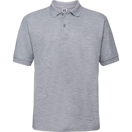 Russell Heren Polycotton Pique Poloshirt (Licht Oxford)