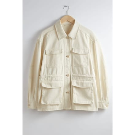 & Other Stories Asena Jacket White Größe: S | Militärjacken Outlet | Damen | Weiß