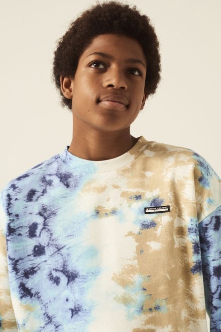 GARCIA Jongens Sweater Wit - Maat 128/134