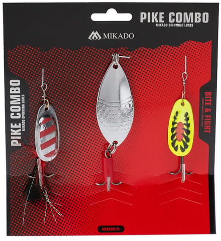 Spinner Kunstaas – 3 Stuks – Snoek & Roofvis – Mikado