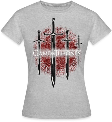 Game Of Thrones Zwaarden van de Huizen T-Shirt Dames