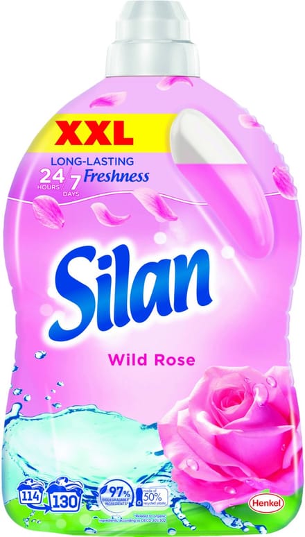Silan Wasverzachter - Wild Rose - 2860ml - 130 Wasbeurten - Grootverpakking