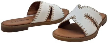 Remonte D3645-80 Weiss Slipper | Comfortabele Damesslipper