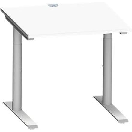 Schäfer Shop Genius MODENA FLEX bureau, 800 x 800 mm, wit