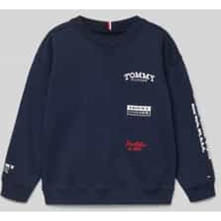 Regular fit sweatshirt van katoenmix