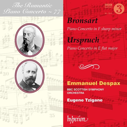 Emmanuel Despax, BBC Scottish Symphony Orchestra, Eugene Tzigane - Piano Concertos (Bronsart & Urspruch) (CD)