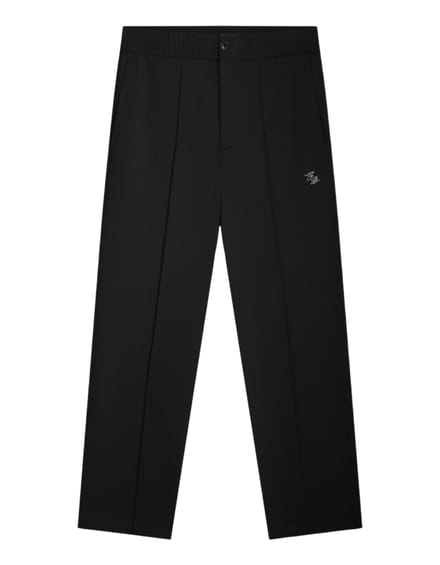 Filling Pieces 422550500247 Pantalons Zwart Coach Pants Twill Wool