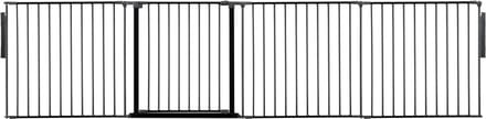 Safetots Kamerbreedhek, Panelenhek, Tot 298cm Breed, Zwart, 70cm Hoog