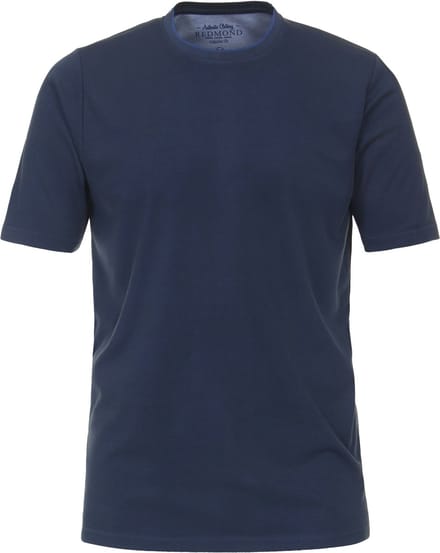 Redmond regular fit T-shirt - korte mouw O-hals - blauw