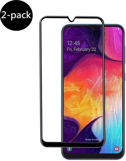 Screenprotector - 2 Stuks - Geschikt voor Samsung Galaxy A70 - Full Cover - Beschermglas - Gehard Glas - Tempered Glass - Screen Protector
