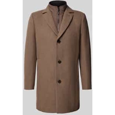 Lange jas in 2-in-1-look van wol-mix met Met viscose Model 'Matrace'