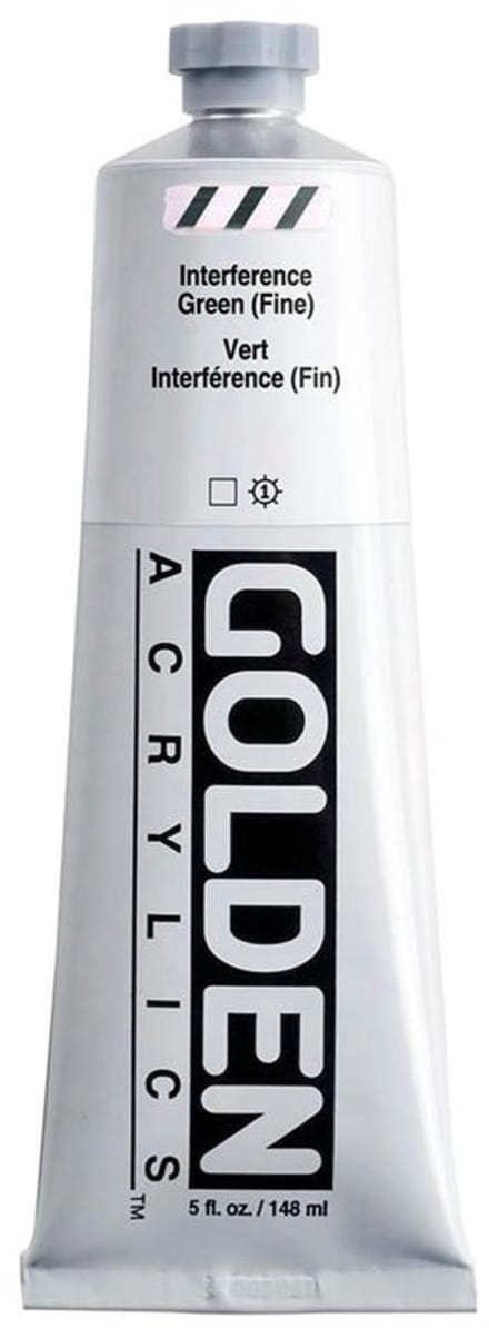 Golden Heavy Body Acrylverf Interference Groen (fijn) 148 ml