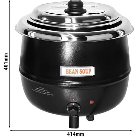 GGM Gastro Suppenwärmer - 13 Liter - Schwarz