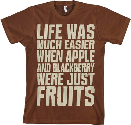 Hybris Life Was Easier... T-shirt bruin