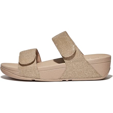 FitFlop Lulu adjustable shimmerlux slides
