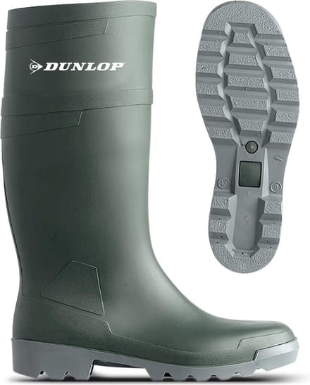 Tuinlaars Dunlop kniehoogte - groen - 41