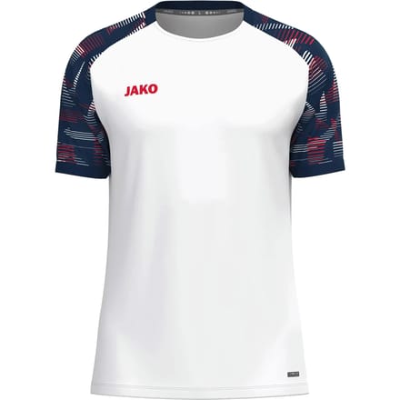 JAKO T-shirt Sonic wit/marine/rood 6126-039