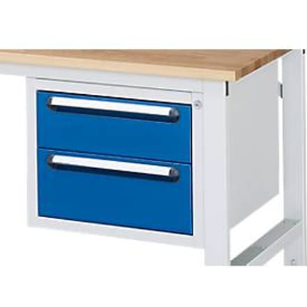 Onderbouw container, schuiflade 1 x 150 mm + 1 x 180 mm
