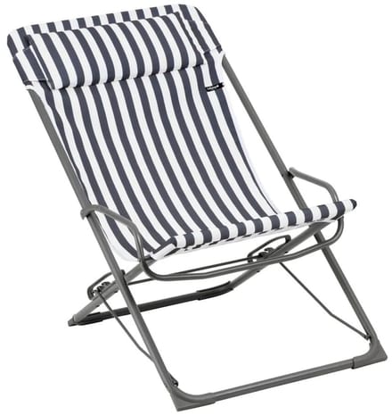 Lafuma Transaswing Lounge - Campingstoel - Schommelend - Verstelbaar - Compact opvouwbaar - Comfortabele zitting