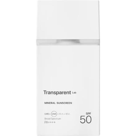 Transparent Lab Mineral Sunscreen SPF50+ PA+++ 100 ml - mineralny krem przeciwsłoneczny