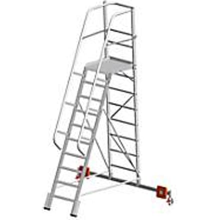 Platformladder, Vario Alu, 10 treden