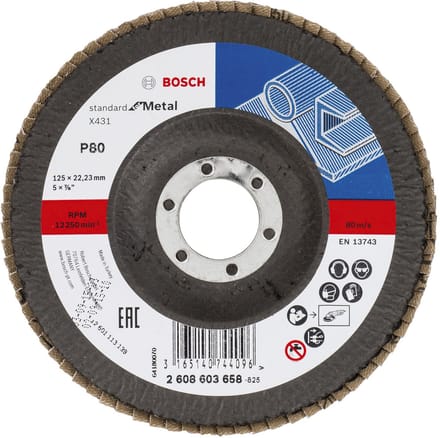 Bosch LAMELSLIBESKIVE 125 SFM K80 SKRÅ