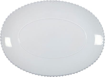 Costa Nova / Casafina- Ovale schaal PEARL 40 cm - Wit