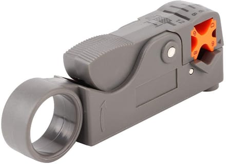 Allecto - Coax kabelstripper - Draadknipper - Geschikt voor kabel TV - Draaddiameter kleiner dan 8mm