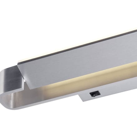 HELL LED wandlamp Box, draaibaar geanodiseerd aluminium