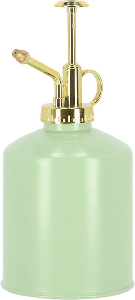 Esschert Design plantenspuit/vernevelaar - mintgroen/goud - 19.5 cm
