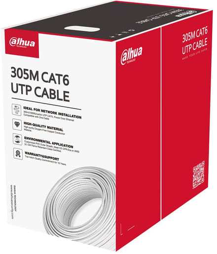 Dahua - UTP Kabel - Cat6 - 305m - Wit