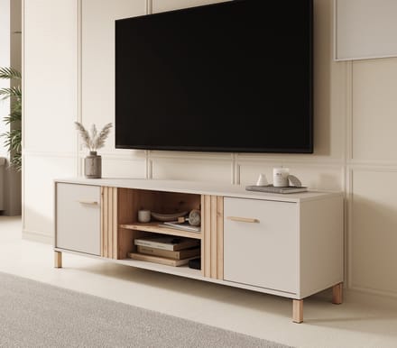 Meubella - TV-Meubel Bahia - Beige - 163 cm