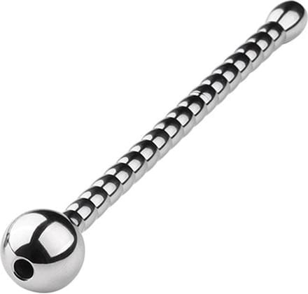 Fixxx - Bolletjes Penis Plug - Zilver - Verschillende Diameters 8 mm