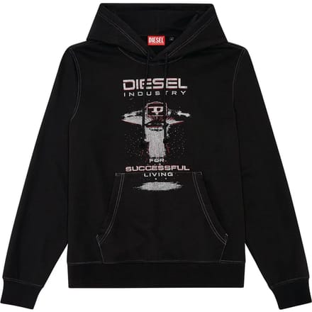 Diesel Ginn K36 Hoodie Zwart S Man