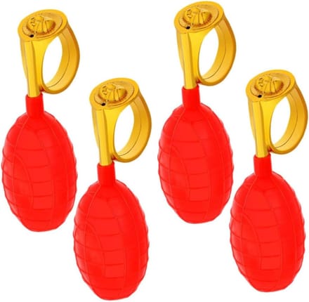 Waterspeelring Speelgoed - Waterring Grap - Feestelijke Vieringen - Innovatief Ontwerp - 8 x 2.5 cm - Rood