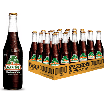 Jarritos - Mexican Cola - Mexicaans - Frisdrank - Soda - Sparkling - 370ml x 24 glas