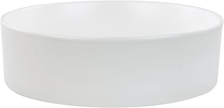TEBAR - Wastafel - Gebroken wit - 40 cm - Keramiek