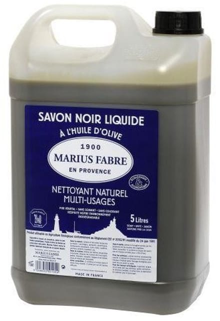 Marius Fabre Savon noir lavoir zwarte zeep jerrycan 5 Liter