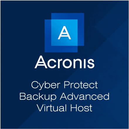 Acronis Cyber Protect Backup Advanced Virtual Host Corporate 1 Jaar Nieuwe Aankoop