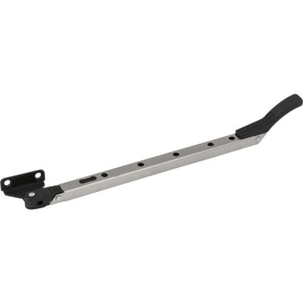 DX raamuitzetter 30cm Zwart met RVS finish