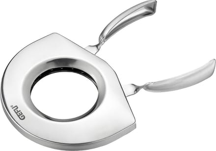 GEFU SCISO Eierknipper – Eierdopper voor Gekookte en Rauwe Eieren – RVS Eieropener – Geschikt voor Alle Eiermaten